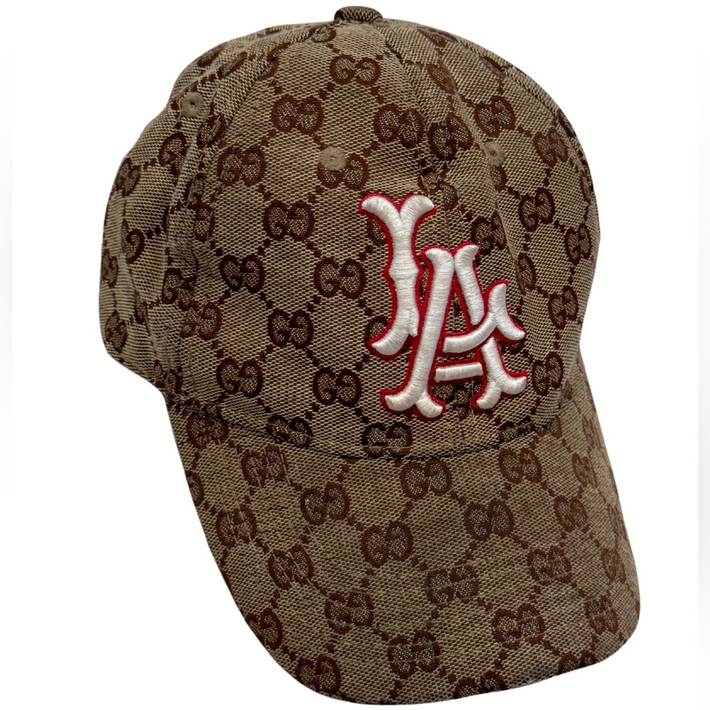Gucci Brown Monogram Baseball Cap